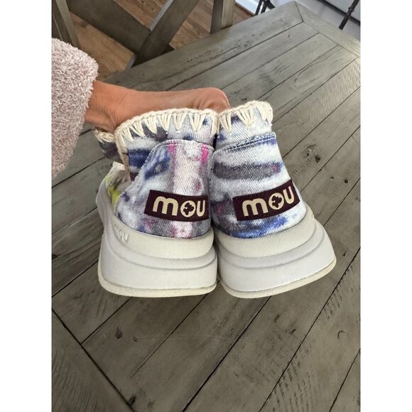MOU Summer eskimo sneaker canvas Size 40 10 - Picture 3 of 8